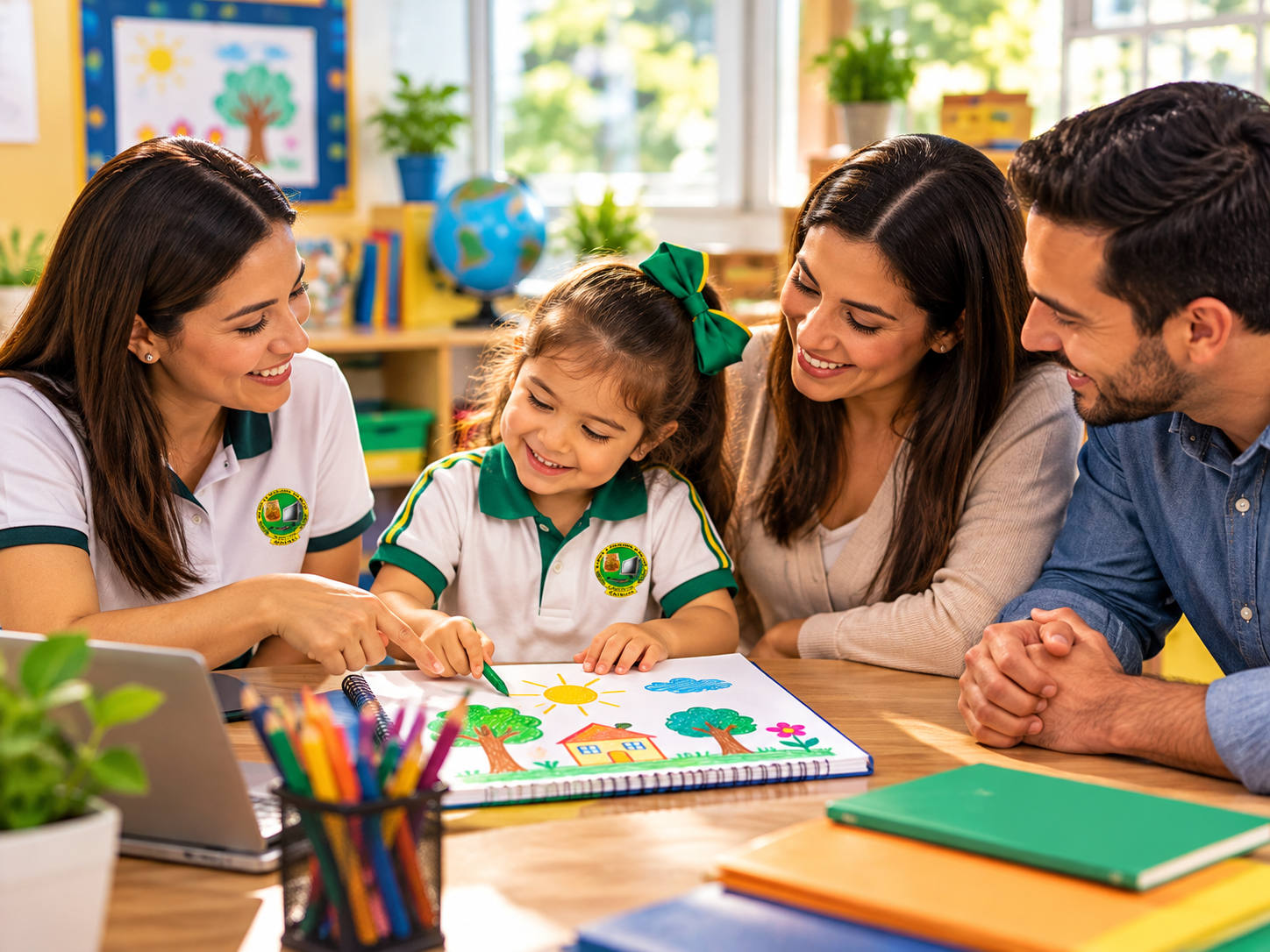 Familia y colegio trabajando juntos en CAIGUA