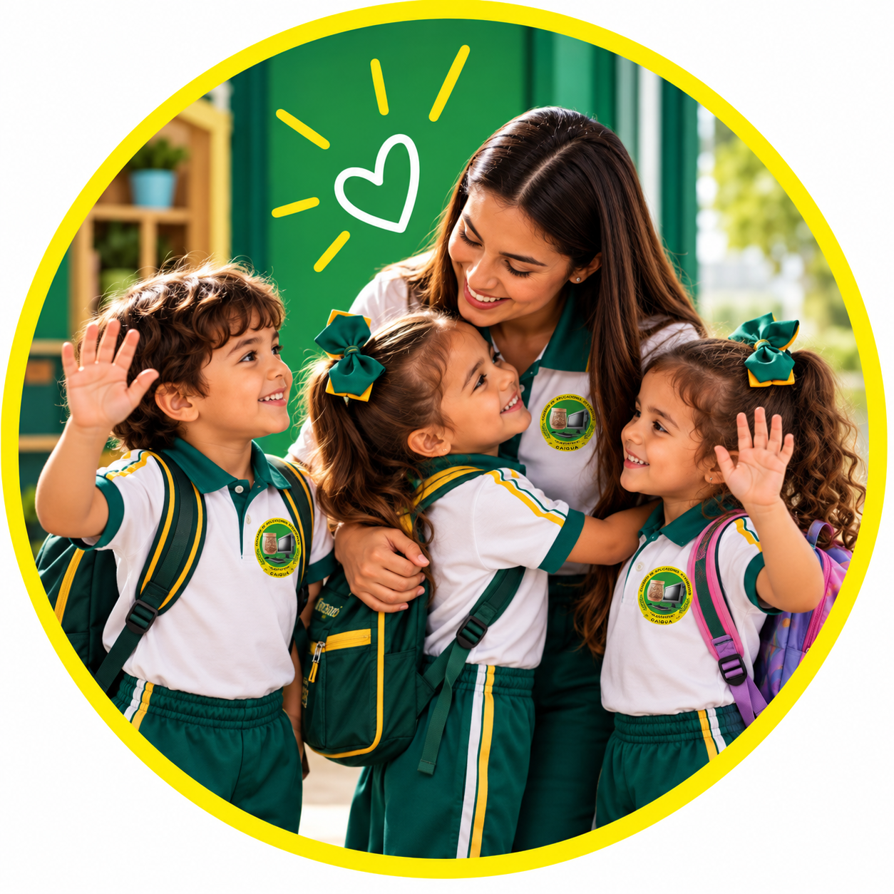 Cierre del día en Preprimaria CAIGUA