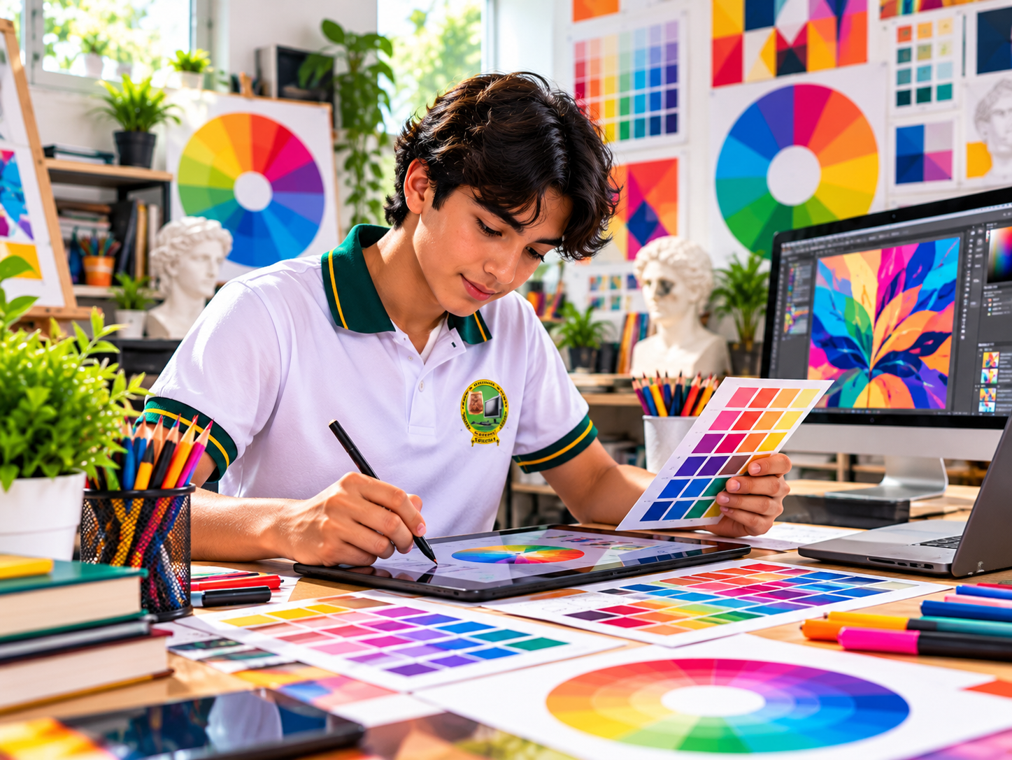 Color y composición en el Bachillerato de Diseño Gráfico de CAIGUA