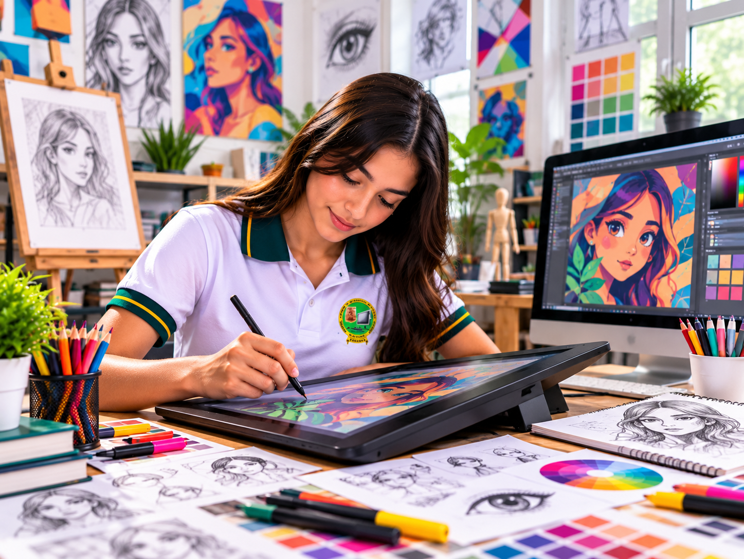 Expresión gráfica en el Bachillerato de Diseño Gráfico de CAIGUA