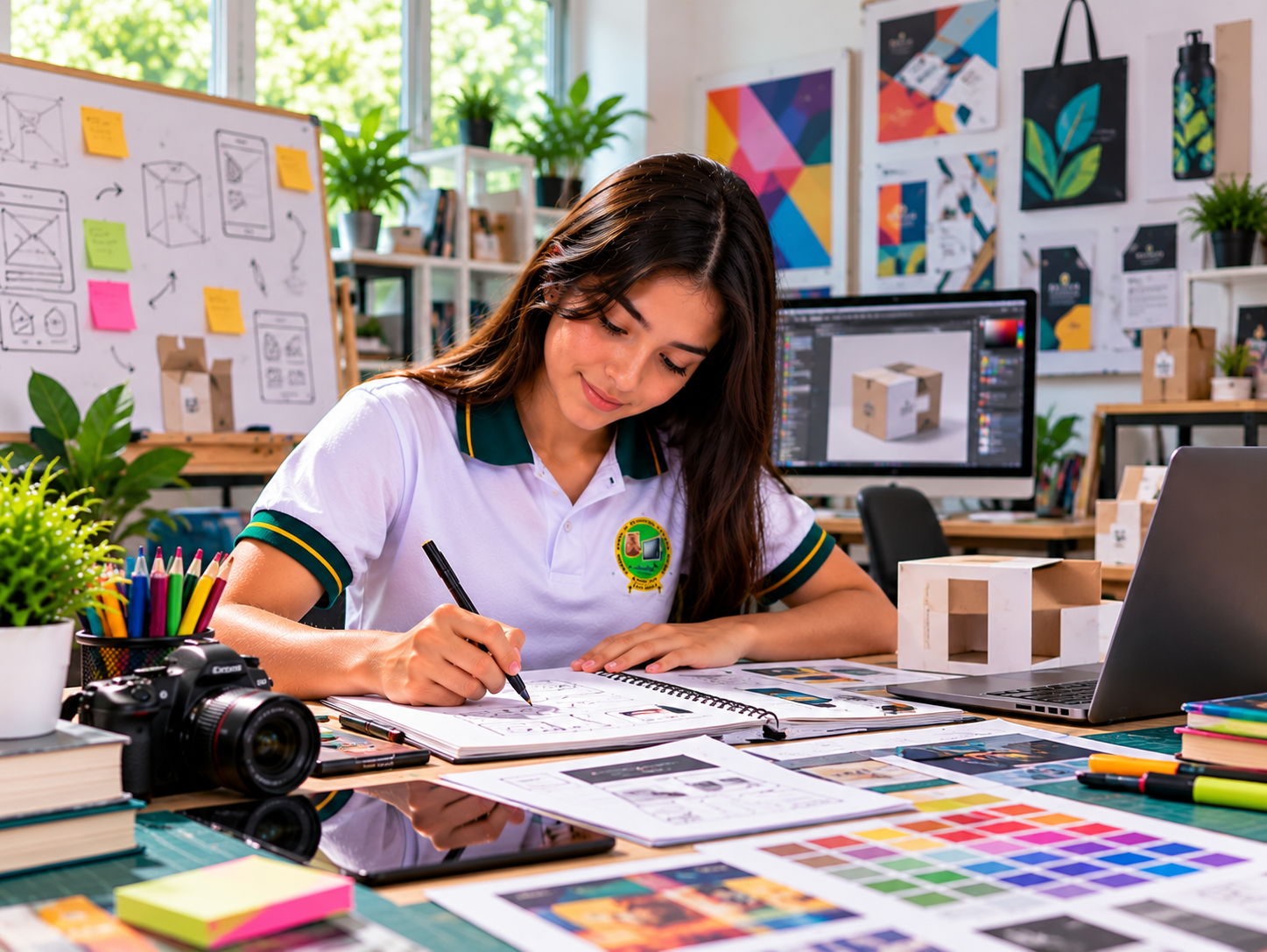 Proyectos en el Bachillerato de Diseño Gráfico de CAIGUA
