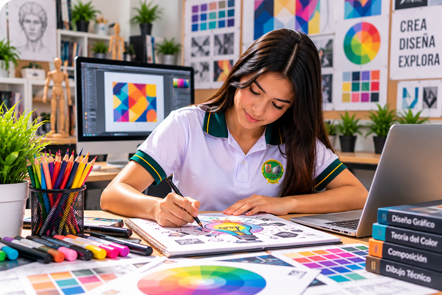 4.º Bachillerato en Diseño Gráfico en CAIGUA