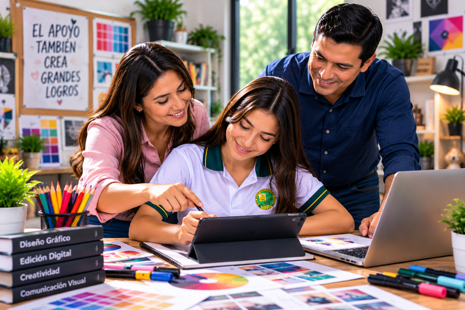 Acompañamiento a estudiantes de Bachillerato en Diseño Gráfico