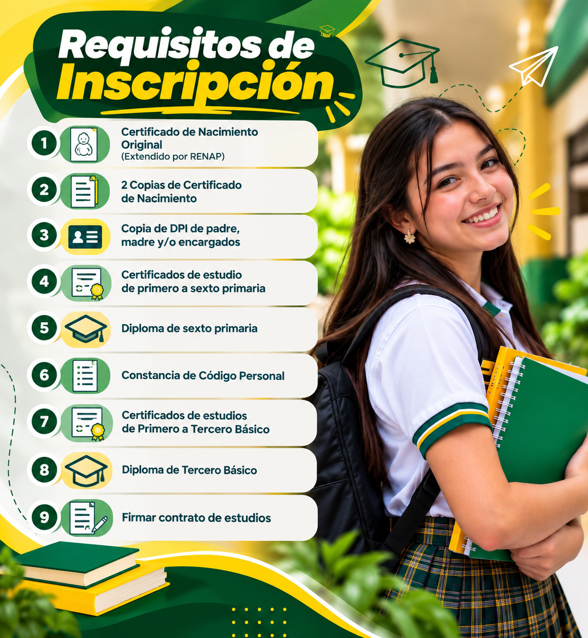 Proceso de inscripción en CAIGUA