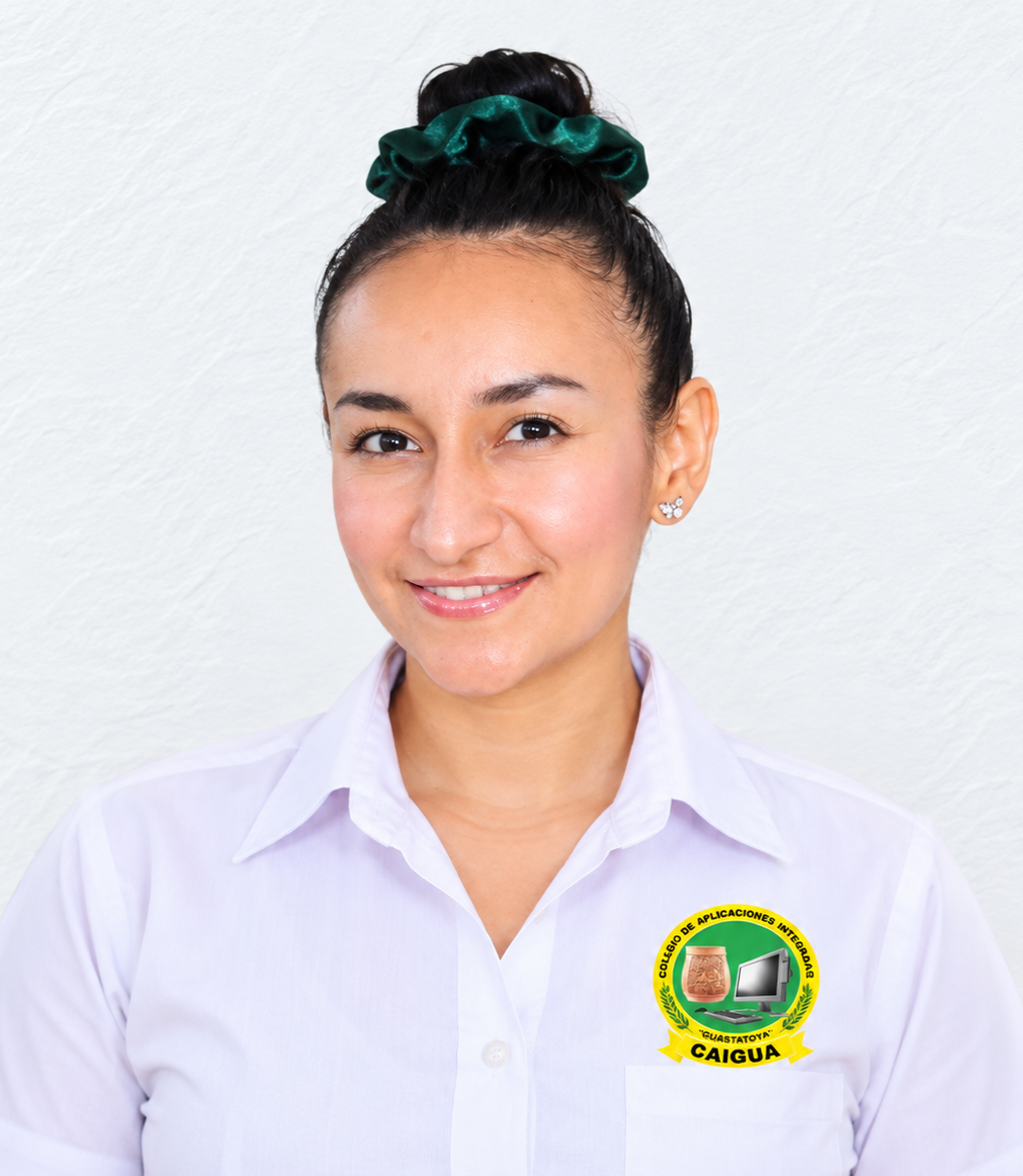 Abigail Marroquín, docente de CAIGUA